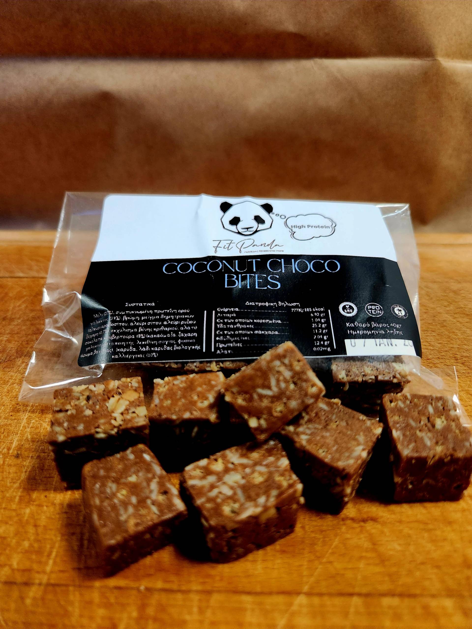 Coconut choco bites