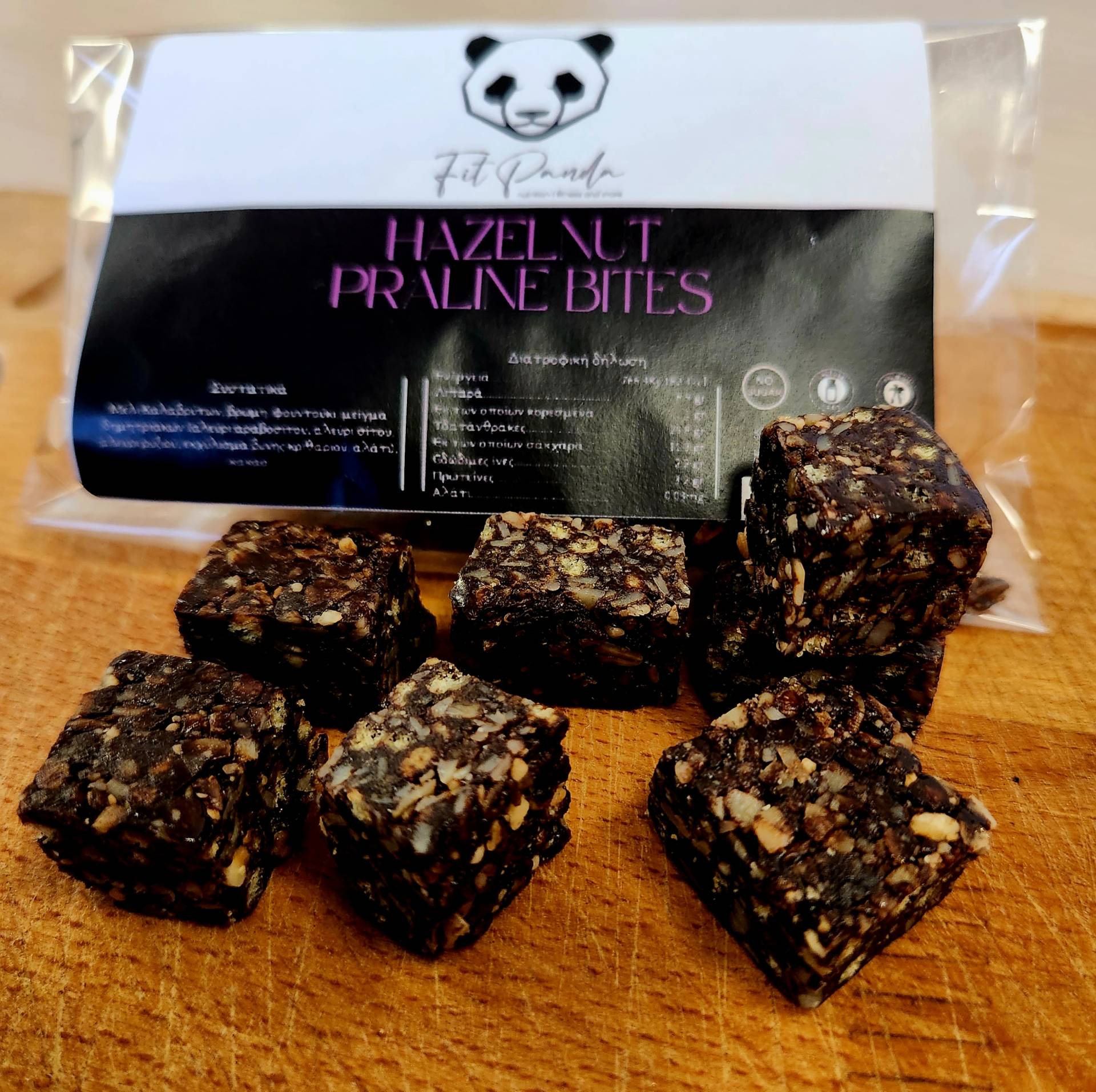 Hazelnut praline bites